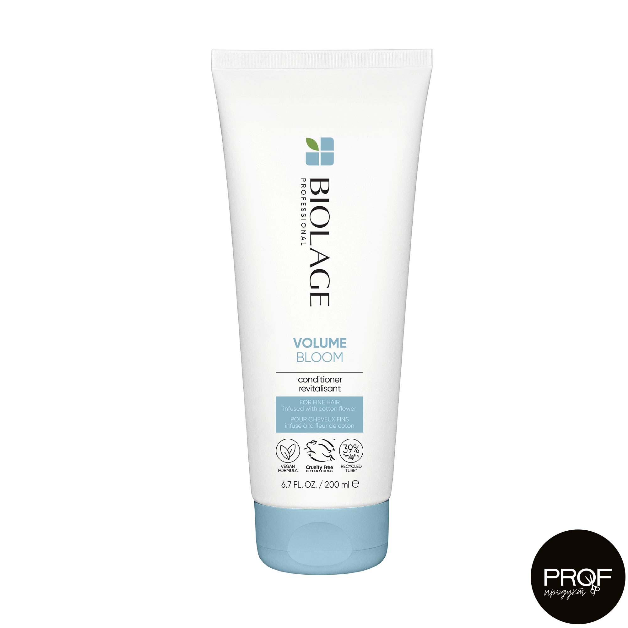 Кондиціонер Biolage Volume Bloom Cotton Conditioner для об'єму тонкого волосся, 200 мл